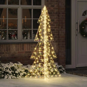 Albero di Natale con 240 LED Bianco caldo 180 cm PET 42019216