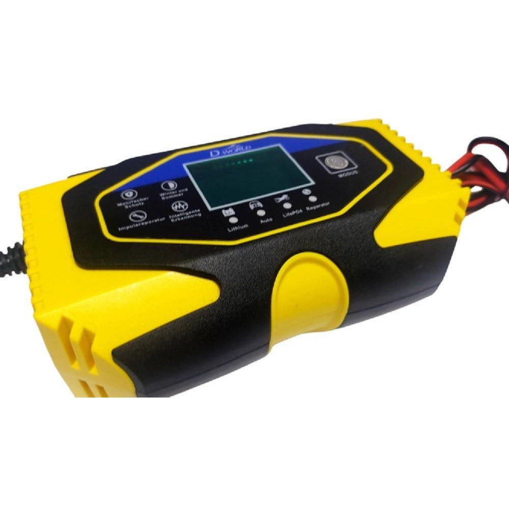 Trade Shop - Caricabatterie Intelligente Avviatore Emergenza Batteria Auto 12v-8a 24v-6a J40 -