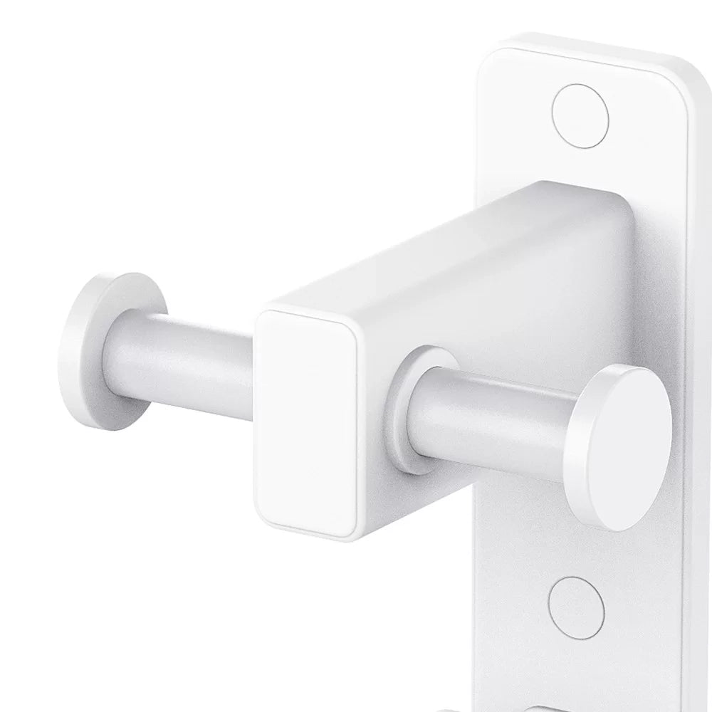 Porta abito a muro con 2 ganci bianco - Serie Blend