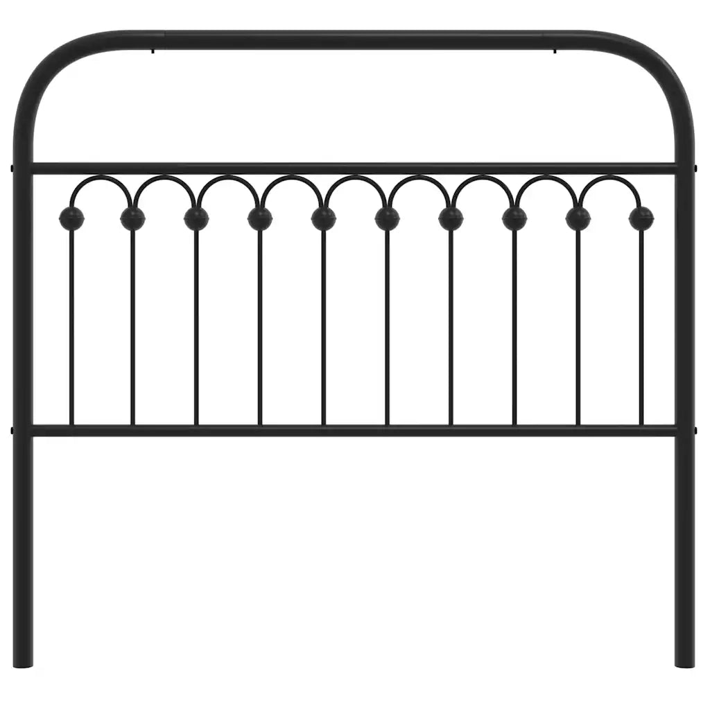 Testiera di Ricambio in Metallo Nero 107 cm 376630