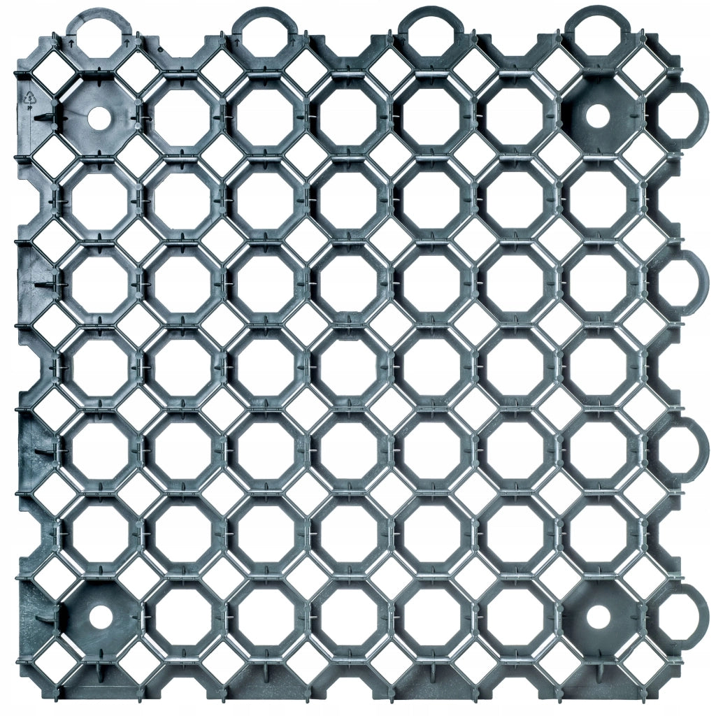 Griglia di protezione per prato KADAX Geogrid 50x50x3,5 per giardino, 530 tonnellate/m2 su pallet