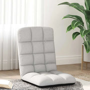 Sedia da Terra Pieghevole Grigio Nuvola 71x51x62 cm in Tessuto