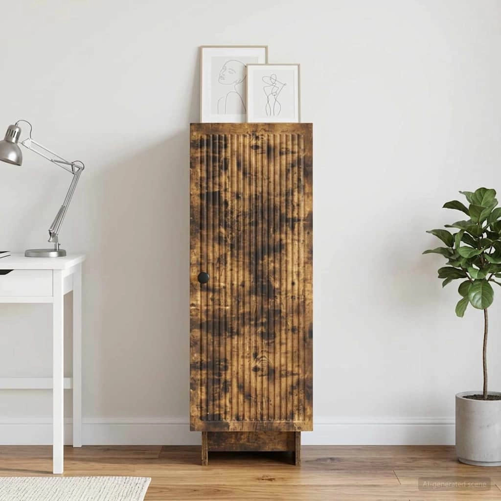 Credenza Rovere Fumo 33 x 34,5 x 90 cm Legno ingegnerizzato 893910