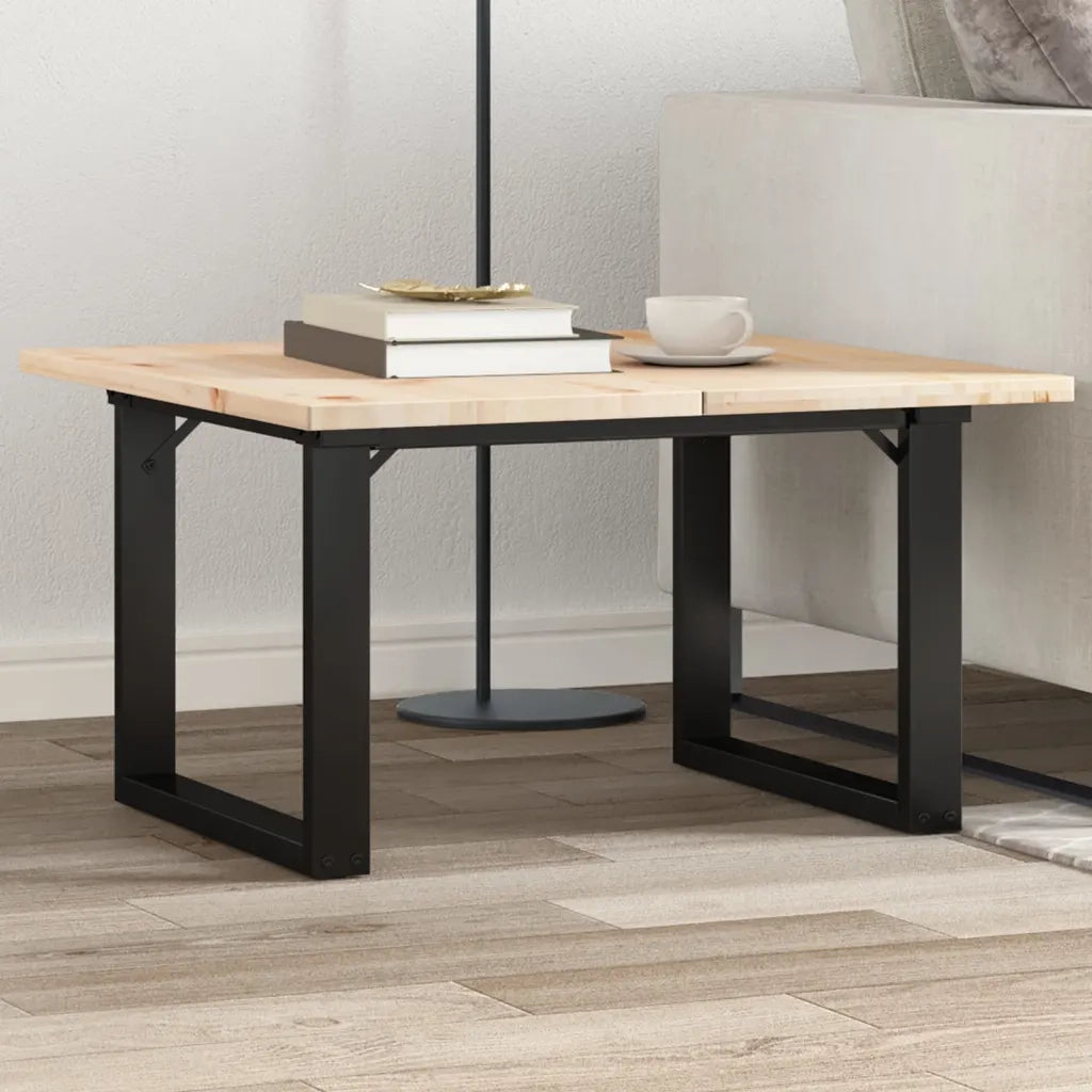 Telaio Gambe a O per Tavolino da Salotto 60x50x38 cm in Acciaio 357871