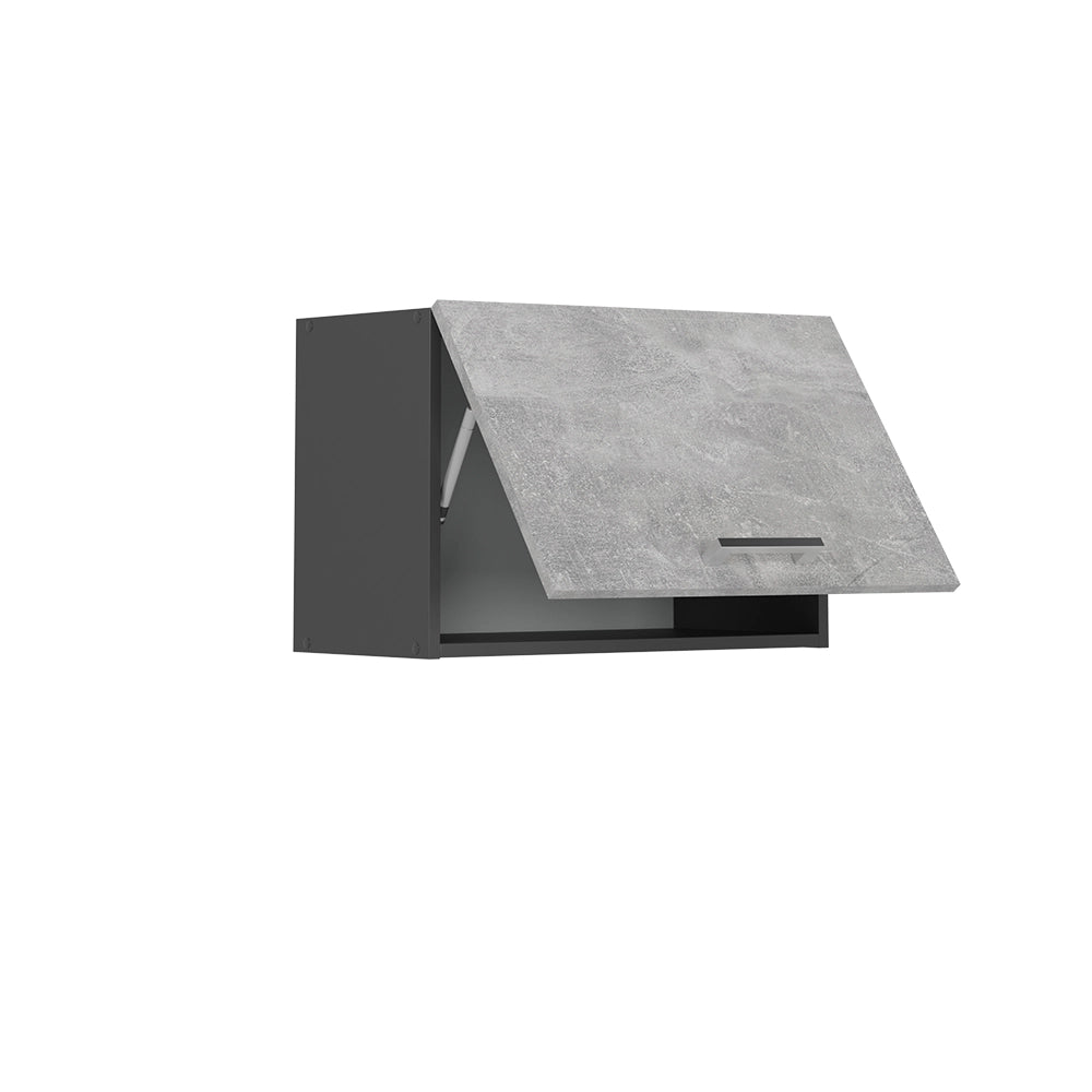 Pensile da cucina R-Line Calcestruzzo/Antracite 60 cm Piatto Vicco