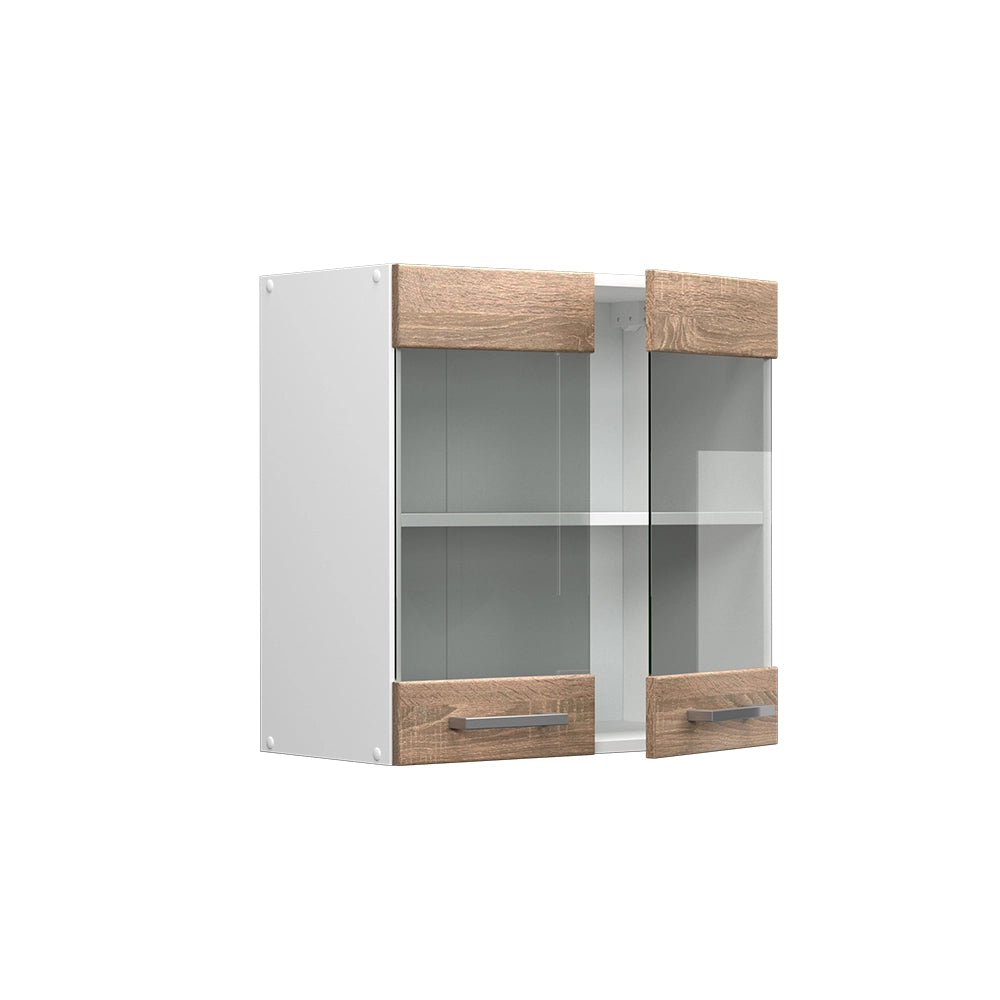 Vicco Pensile universale Sonoma 60 cm con ante in vetro