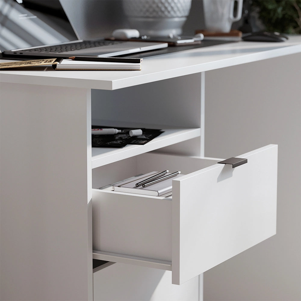 Vicco Scrivania Bianco 105 x 50 cm con cassetti