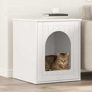 Casa per Gatti Bianco 53 x 52 x 62 cm Legno multistrato