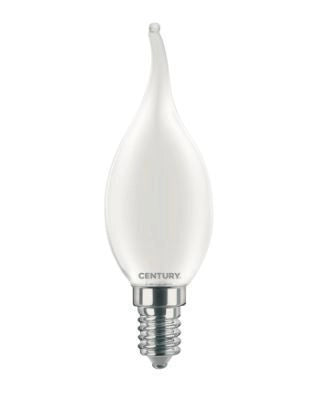 Century Lampadina Led Saten Fiamma E14 4W 470lm 3000k
