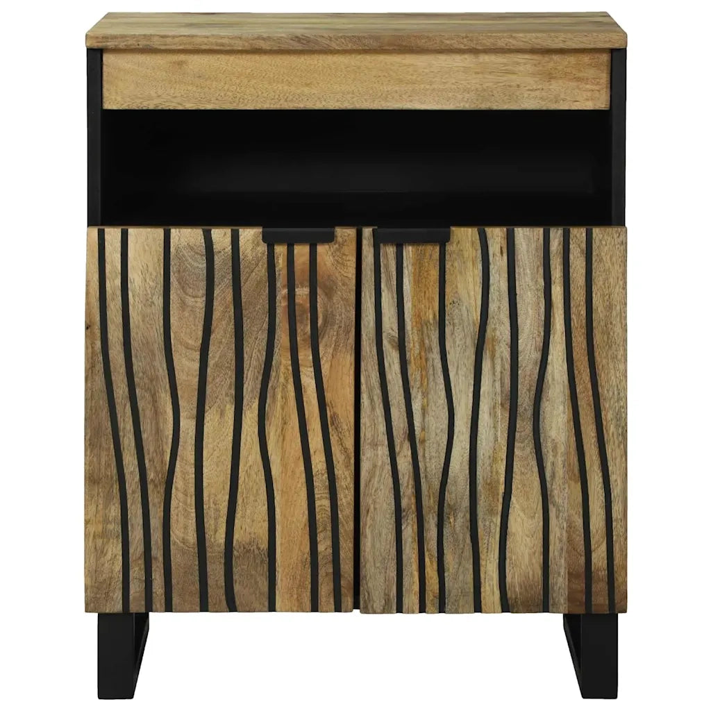 Credenza-Buffet-Armadio da cucina Marrone 60 x 33 x 75 cm legno massello di mango 890706
