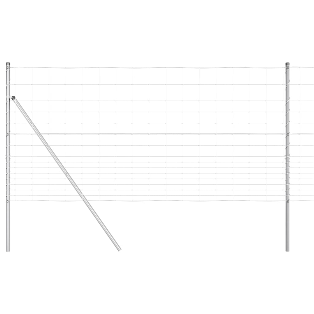 Recinzione da Campo  1.2x25 m Acciaio Zincato