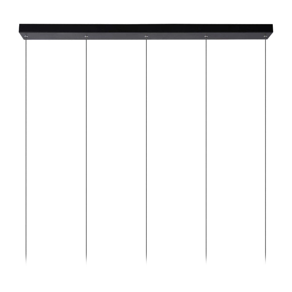 Lucide TUBULE lampadario nero LED 7W 2700K alluminio