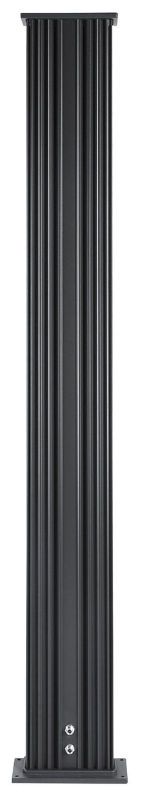 Doccia Solare Ibrida da Giardino 40L Miscelatore e Doccetta Lavapiedi Antracite/Alluminio