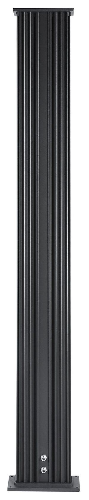 Doccia Solare Ibrida da Giardino 40L Miscelatore e Doccetta Lavapiedi Antracite/Alluminio