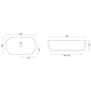 Lavabo Da Appoggio Rea Amelia Warm