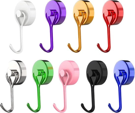 Set di Ganci Magnetici Superforti da 9 per Ospitare Flexibilmente in Casa e Giardino