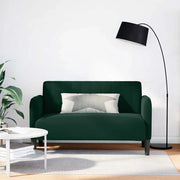 Divano Divanetto Verde Scuro 109 cm Velluto 4100589