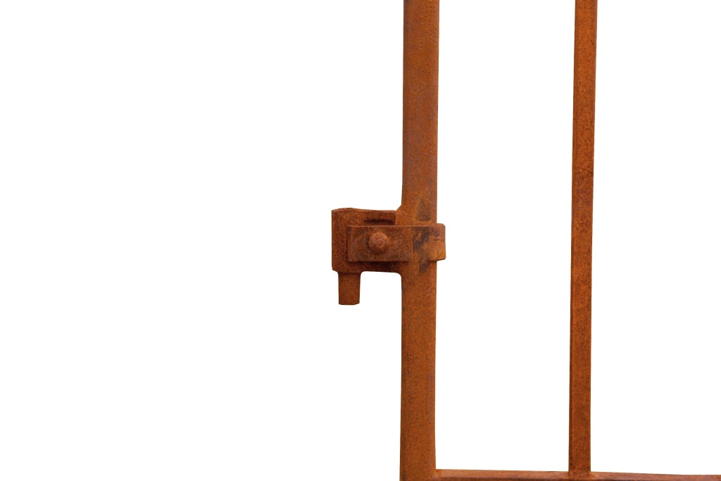 Biscottini Cancello in ferro finitura anticata L400XPR8XH272 CM forgiato mano verniciato