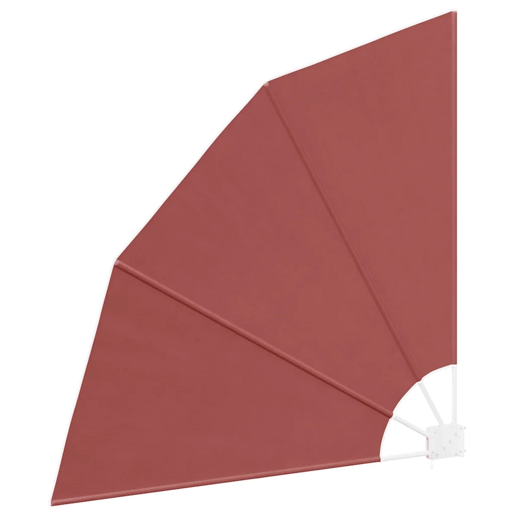Tenda Laterale per Balcone Pieghevole Terracotta 140x140 cm