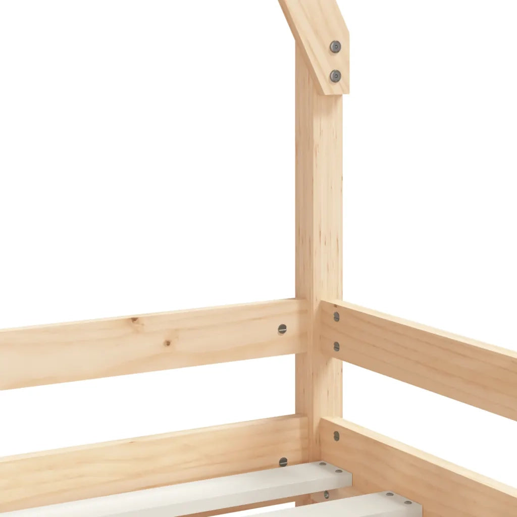Giroletto per Bambini | Letto Infantile | Lettino 80x200 cm in Legno Massello di Pino