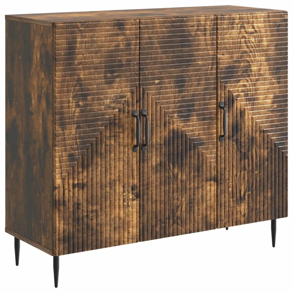 Credenza Rovere Fumo 89 x 34,5 x 80 cm Legno ingegnerizzato