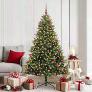 Albero di Natale Artificiale a Cerniera con 300 LED 180 cm 3395991