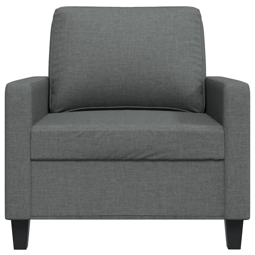 Poltrona Grigio Scuro 60 cm in Tessuto 359148