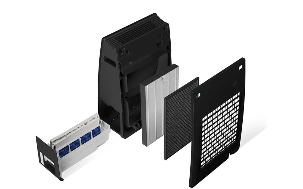 Sharp UA-HG30E-B purificatore 21 m² 48 dB 27 W Nero