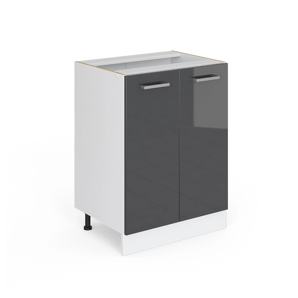Vicco Frontale cucina Antracite lucido 59.2 x 71.3 cm frontale del mobile per mobile base