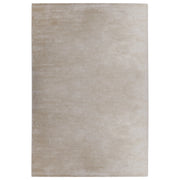 Tappeto in viscosa beige chiaro 200 x 300 cm a pelo corto capitonné moderno