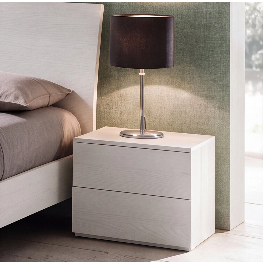 Camera da Letto Completa Urano con Armadio 4 Ante – Bianco Larice