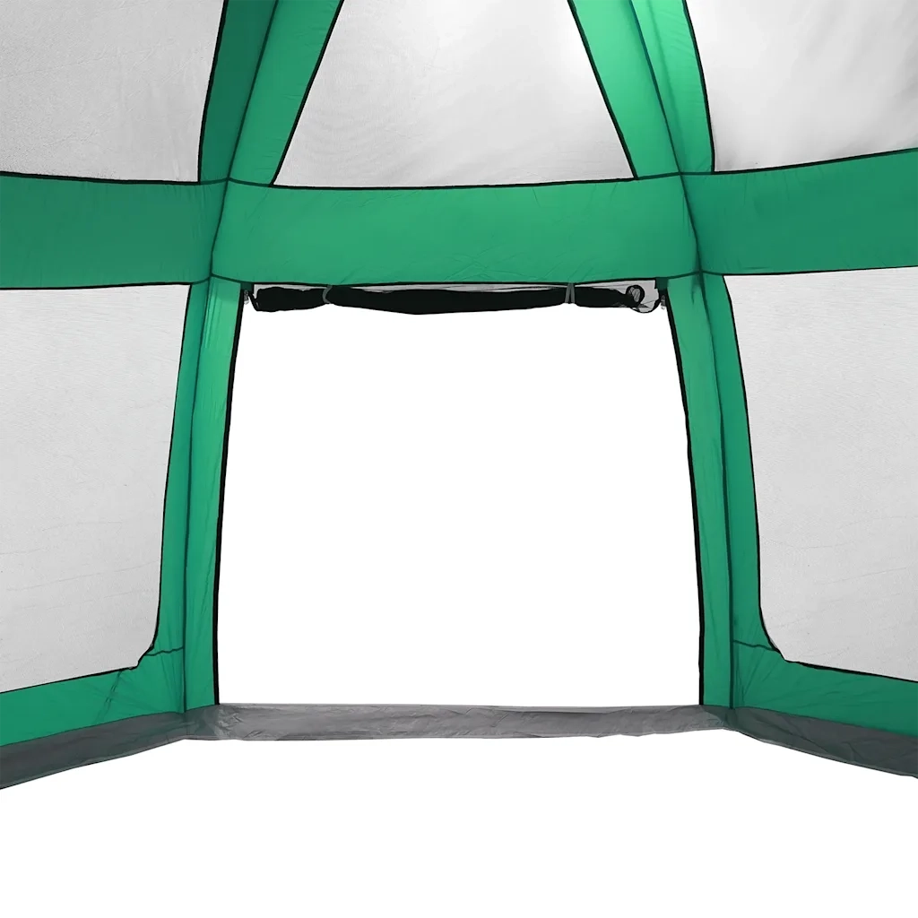Tenda da piscina con Patta Rimovibile&Pareti in Rete-Tenda per Piscina 612x612 cm 913414