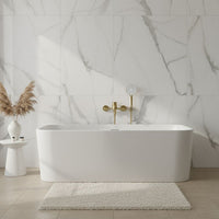 Rubinetto Da Vasca Rea Drop Brush Gold