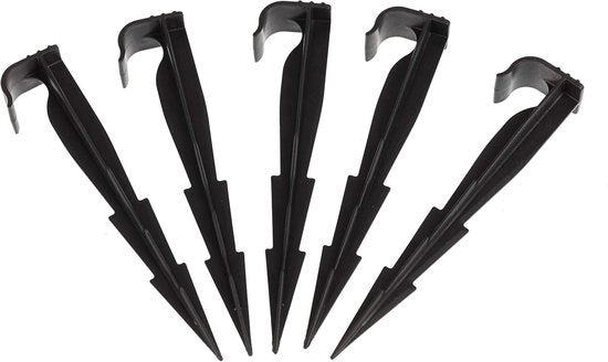 Set di 50 pezzi di anello di irrigazione per giardino - per tubi a goccia e tubi a perla - duraturo