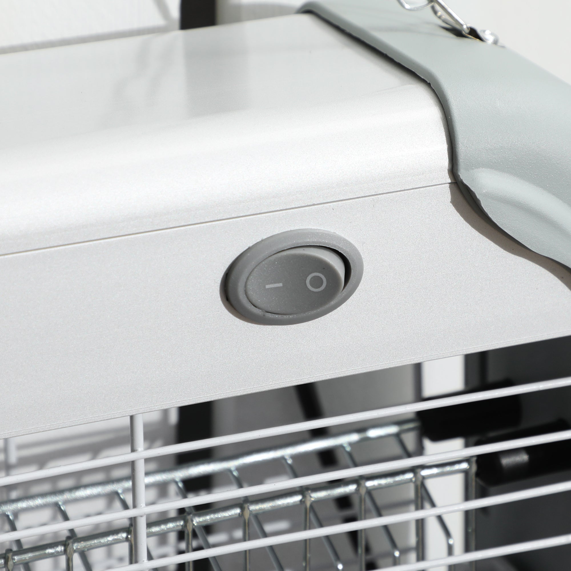 Zanzariera Elettrica 2 Lampade 20W in ABS e Metallo Bianca