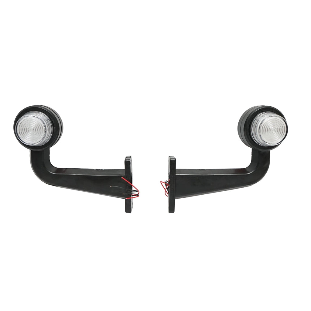 Set di luci di posizione laterali a LED con braccio 12-24V, bianco-rosso FR0158 Breckner Germany