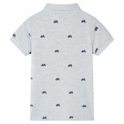 Polo per Bambini Grigio M¨¦lange 92