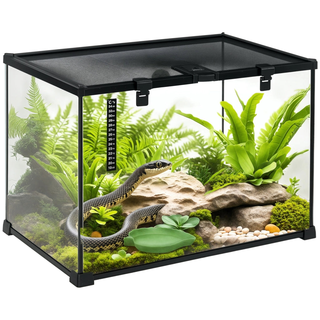 Terrario per Rettili ¨C Zephmum ¨C Rete Metallo 60x40x40 cm