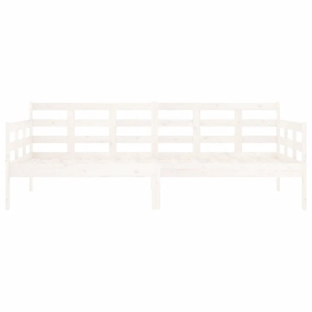 Dormeuse Bianca in Legno Massello di Pino 90x190 cm 820368