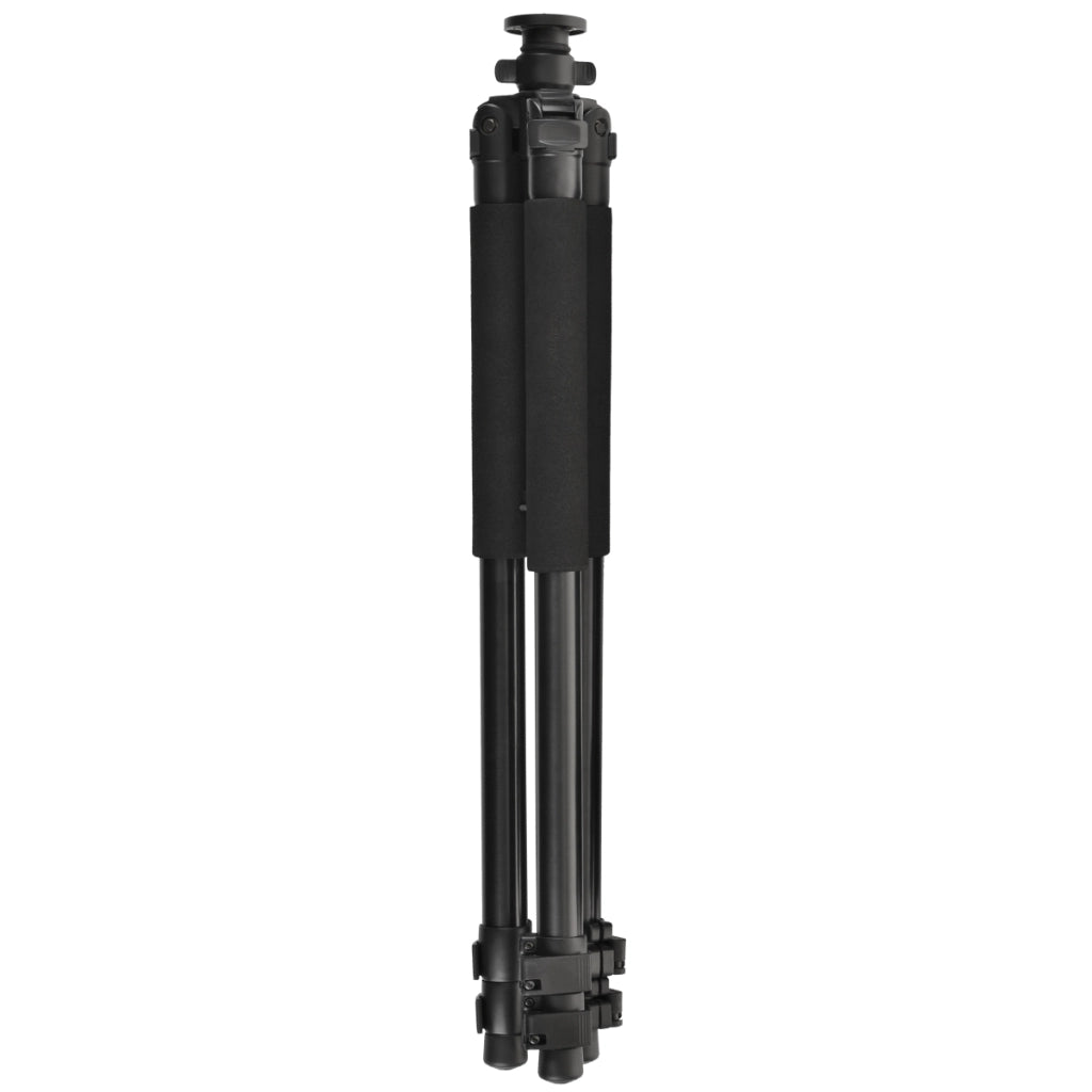 Walimex Pro Treppiede FT-665T Pro (con testa panoramica 3D, estremamente stabile, capacità di carico massima: treppiede 12 kg. Panhead 6kg, 3 segmenti di gambe), nero