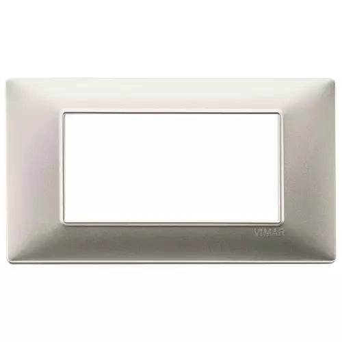 VIMAR PLANA - PLACCA 4M NICHEL OPACO