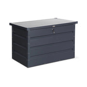 Baule da giardino in metallo, 285l, antracite
