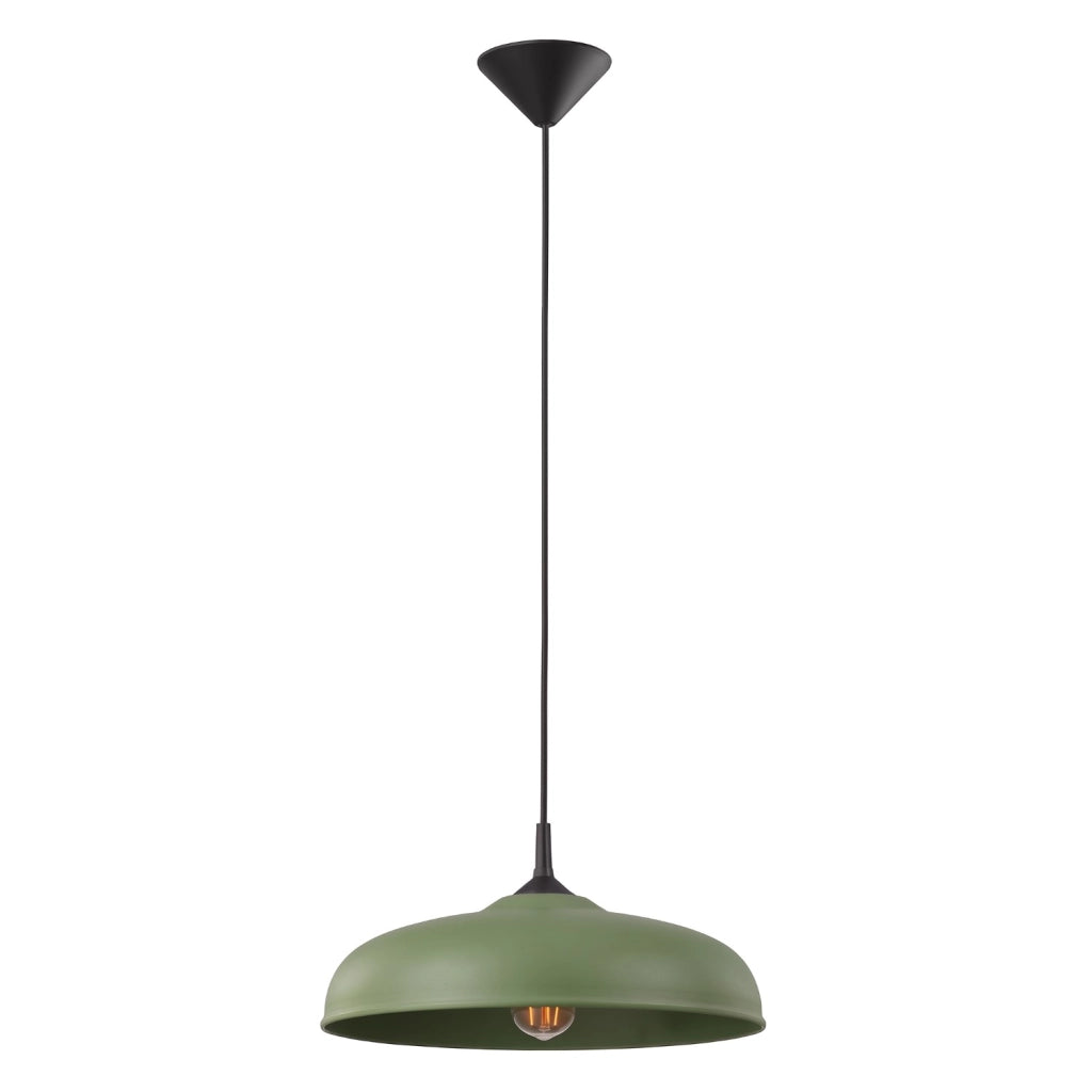 Lampada a sospensione GINA verde oliva