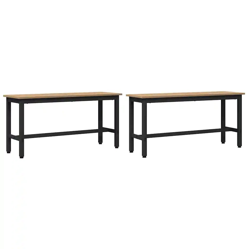 Panchina da pranzo 100 x 32,5 x 48,5 cm 2 pz 873761