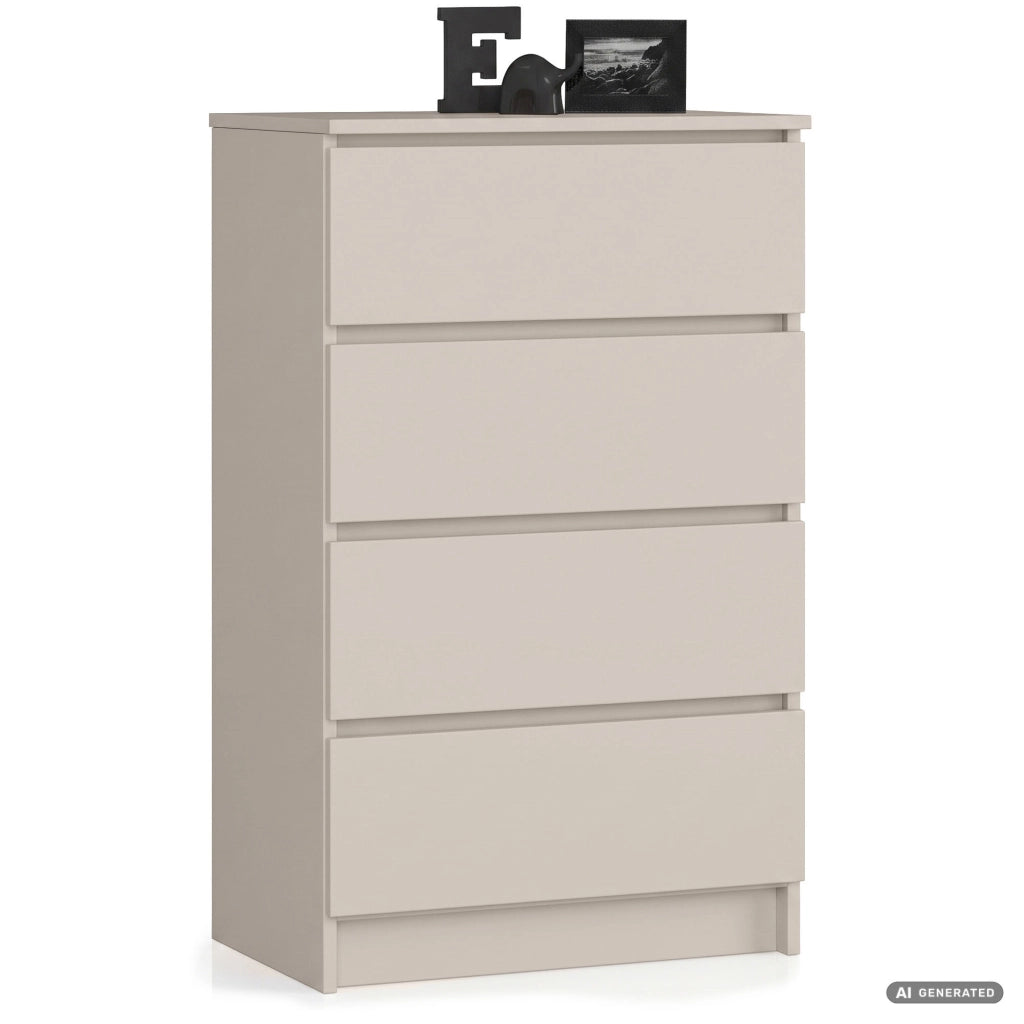 Comò K60 Cashmere 60 cm 4 cassetti 60x40x99 cm
