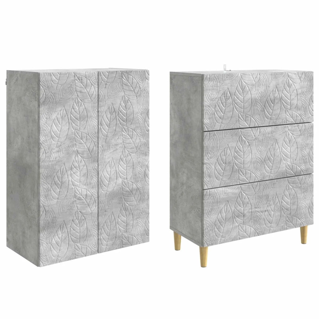 Set di armadi 2 pcs Grigio Cemento 66 x 34,5 x 90 cm 3416721