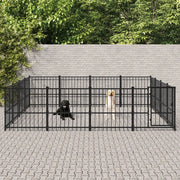 Gabbia per Cani da Esterno in Acciaio 15,05 m² 3124626