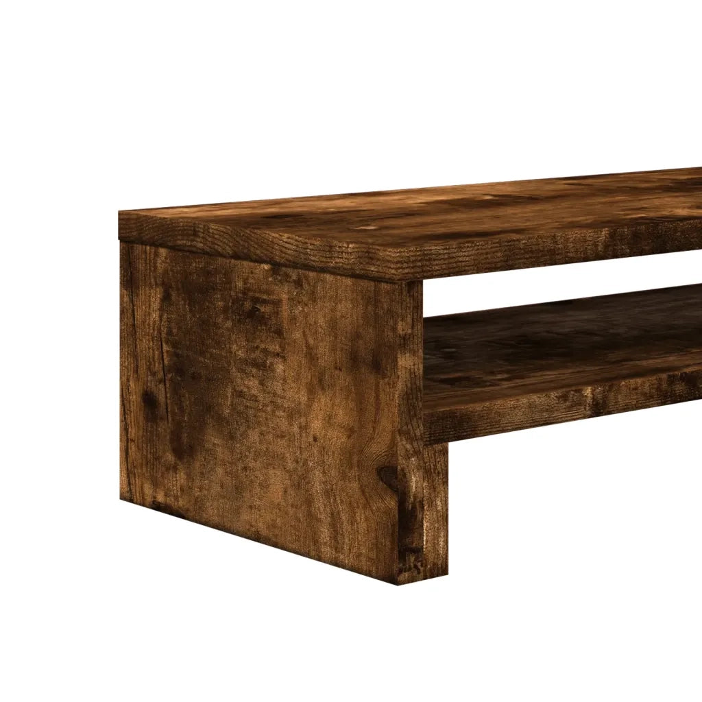 Supporto per Monitor Rovere Fumo 54x22x15 cm in Truciolato 854773