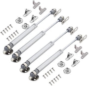 Gasveer Robusto 100N - 4 Stuks - Pneumatico con Sostegno - Cerniera di Demping - Adatto per Porte di Mobili - Lunghezza 270mm - Gasveer per Mobili