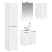 Set di Armadi da Bagno 5 pcs Bianco 50 x 14,5 x 70 cm 3407287